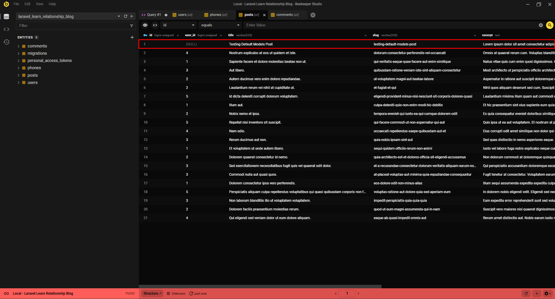 Data Post With Null Id User