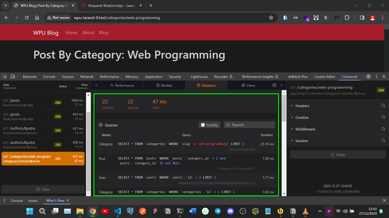 Total Queries Categories