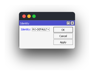 Router Identity 2