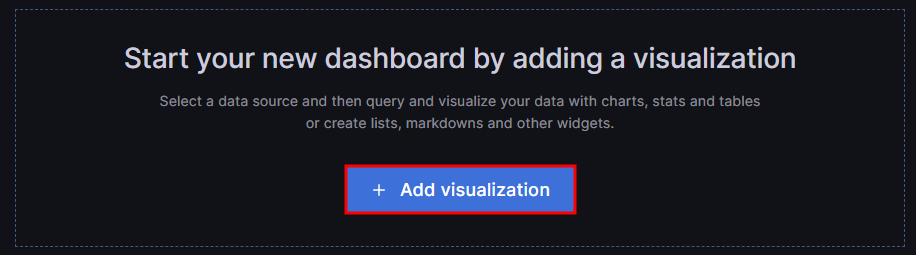 Grafana Add Visualization