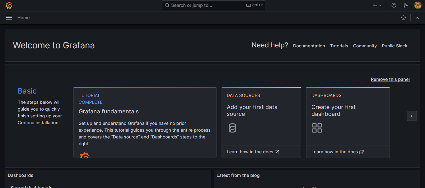 Grafana Dashboard