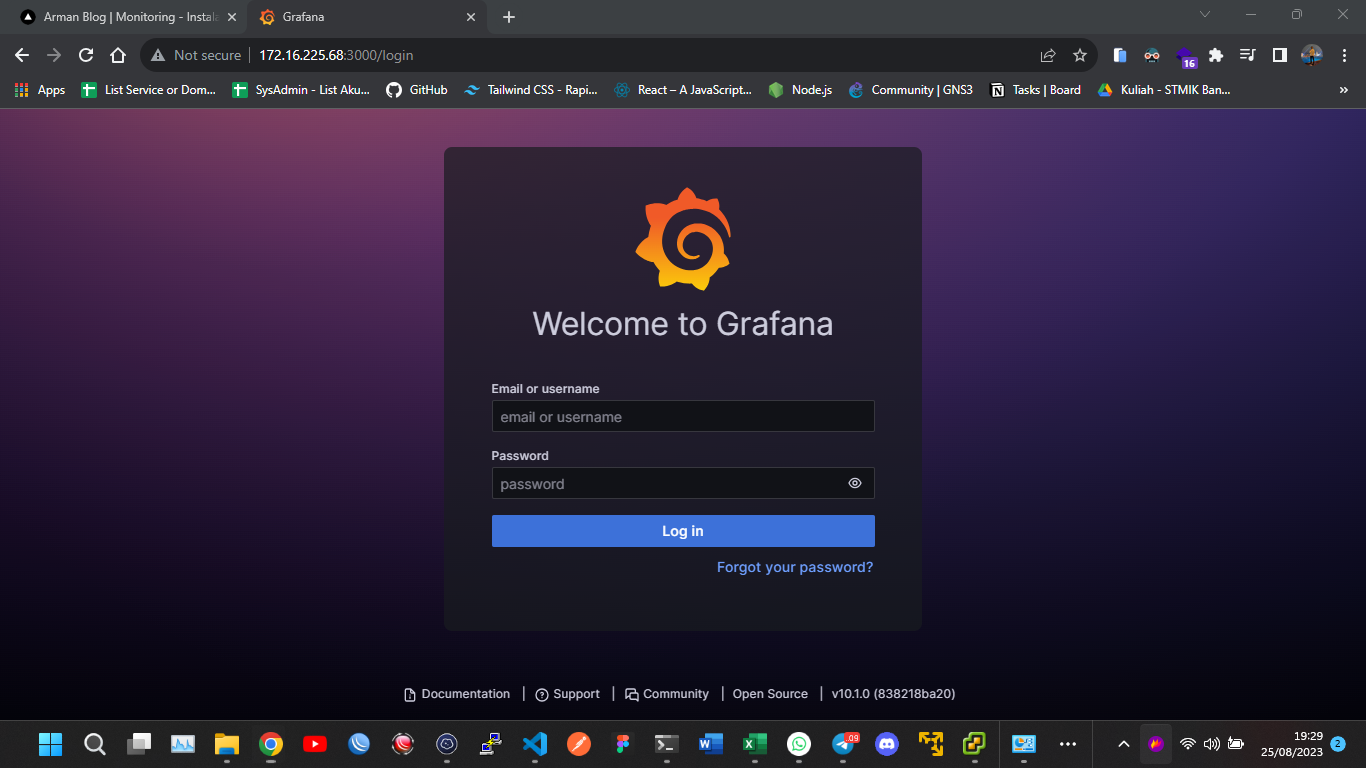 Grafana Web